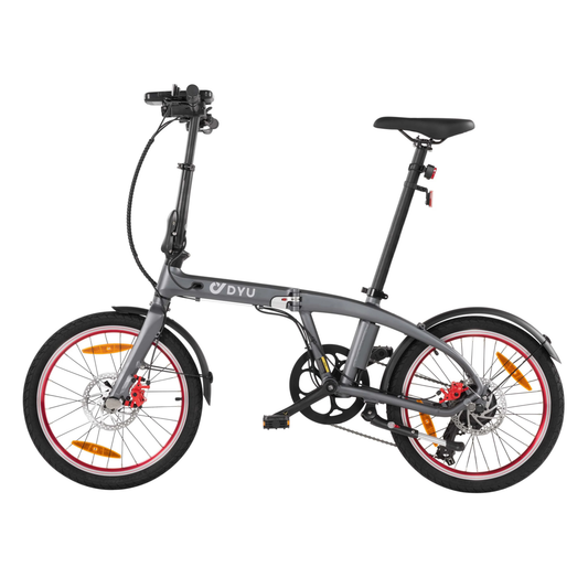 DYU SP1 vikbar elcykel med vikt på endast 14 kg för enkel förvaring – Wheelyshop