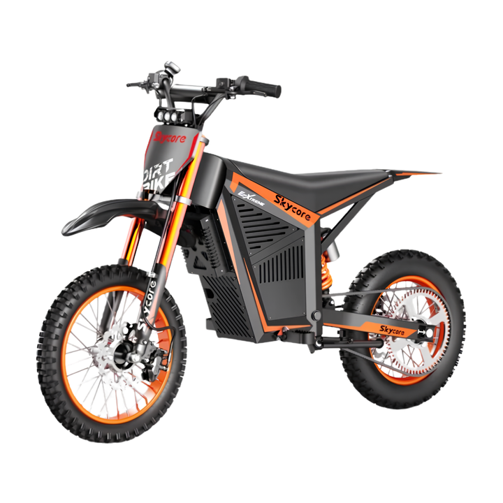 Moto da cross elettrica Skycore S11 con 2 freni a disco idraulici + E-ABS – Wheelyshop