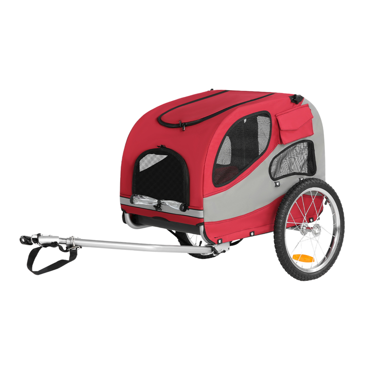 Rimorchio bici per animali Smart 10801 visto di lato