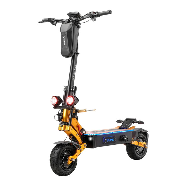 Monopattino elettrico YUME X11+ visto di tre quarti