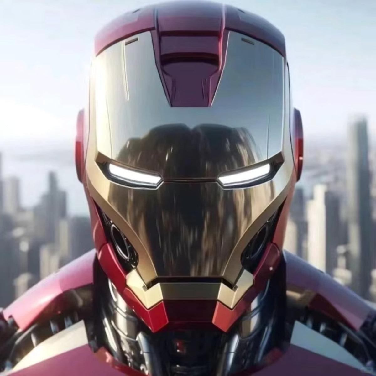 Smart hjälm - Iron Man Edition - Tillbehör - Wheelyshop