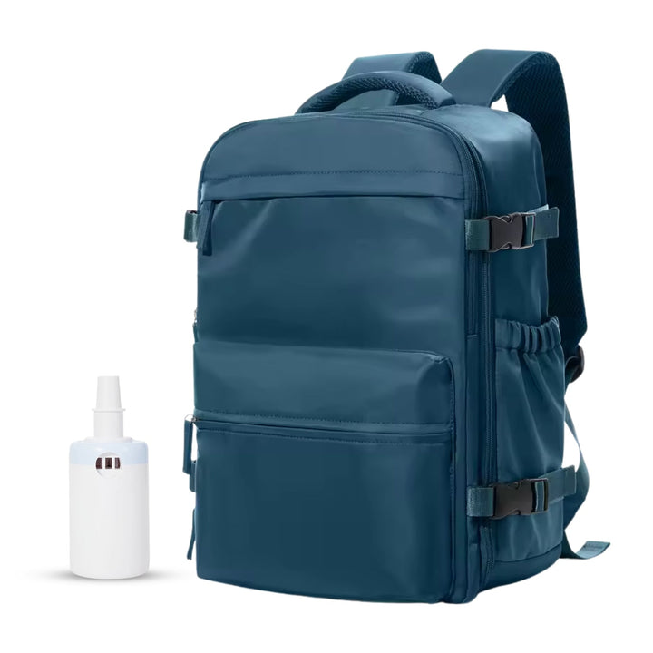 Zaino smart Vacuum Edition in blu con pompa per sottovuoto