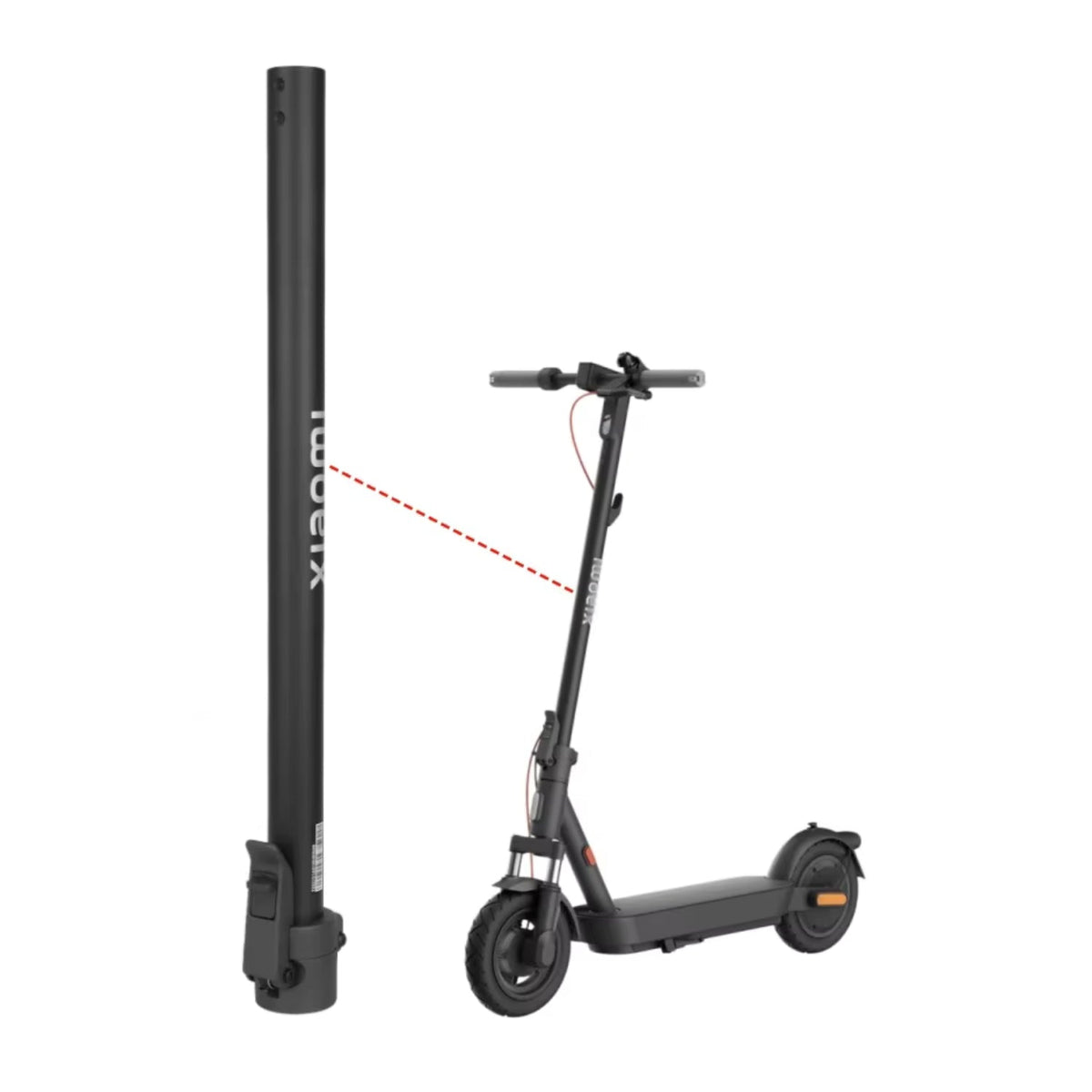 Styrstam + vikmekanism Xiaomi 5 - Reservdel - Wheelyshop