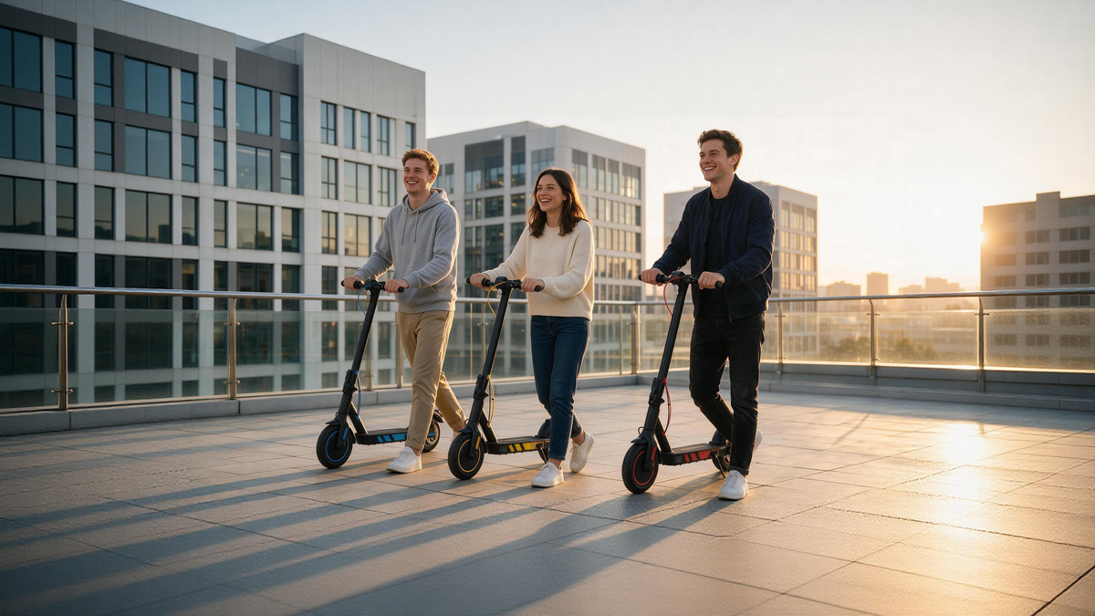 Wheely - J04 elsparkcykel med rekommenderad maxvikt 100 kg – Wheelyshop