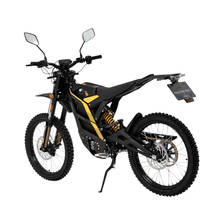 Moto da cross elettrica 79BIKE Falcon Pro RL vista di tre quarti in colore nero
