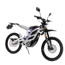 Moto da cross elettrica 79BIKE Falcon Pro RL vista di tre quarti in colore bianco
