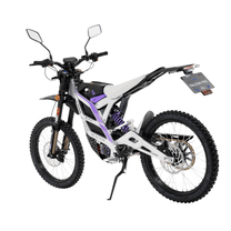 Moto da cross elettrica 79BIKE Falcon Pro RL vista di tre quarti in colore bianco
