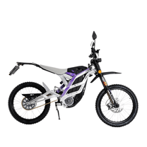 Moto da cross elettrica 79BIKE Falcon Pro RL vista di lato in colore bianco
