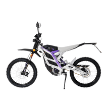 Moto da cross elettrica 79BIKE Falcon Pro RL vista di lato in colore bianco