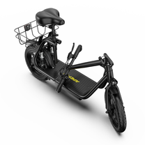 Monopattino elettrico APEFOX C14 piegato, dall'alto