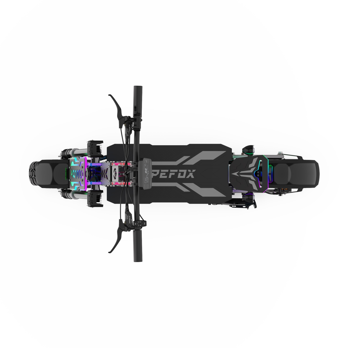 Monopattino elettrico APEFOX T90 ULTRA visto dall'alto