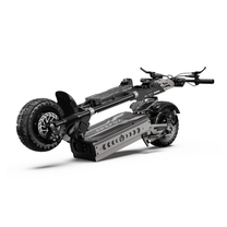 Monopattino elettrico APEFOX T90 ULTRA piegato, in vista laterale