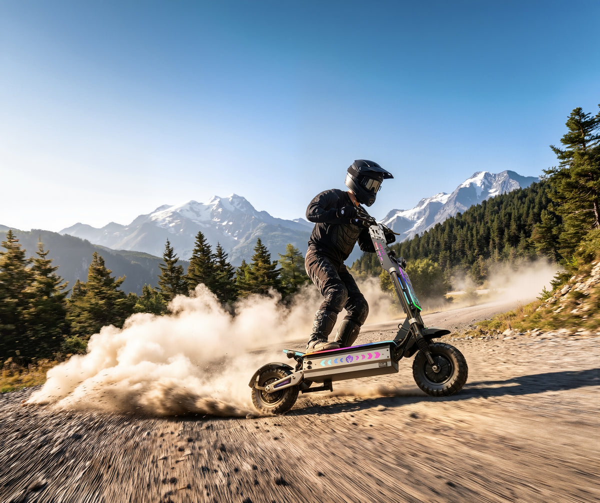 APEFOX T90 ULTRA elsparkcykel med hydrauliska skivbromsar fram och bak – Wheelyshop