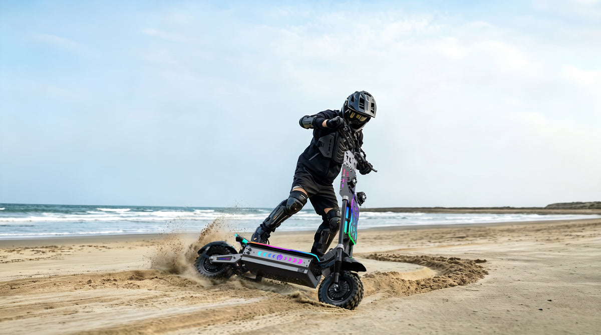 APEFOX T90 ULTRA elsparkcykel med dubbla motorer på 5200 W – Wheelyshop