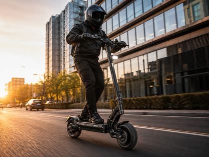 BOYUEDA G6 elsparkcykel med blinkers och ambient-belysning – Wheelyshop