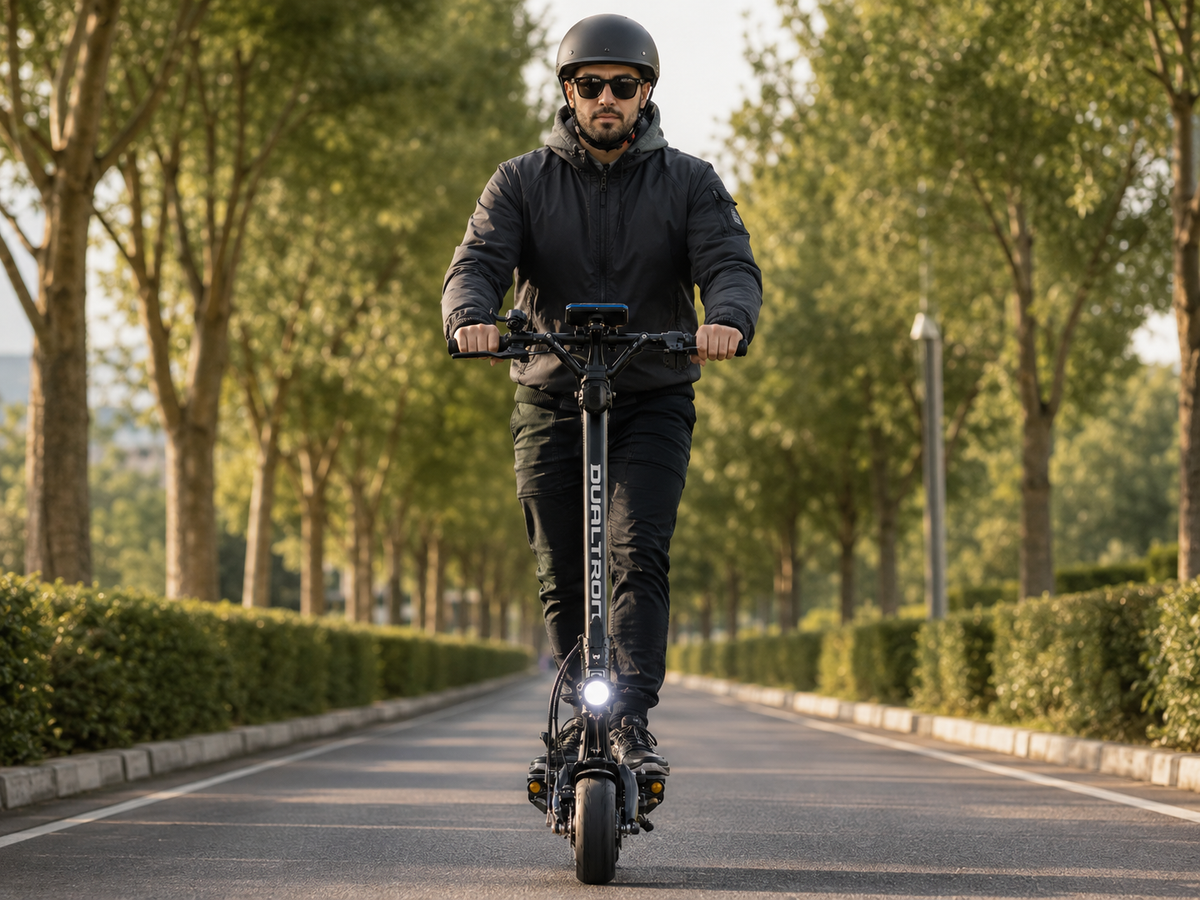 DUALTRON VICTOR LIMITED elsparkcykel med hydrauliskt bromssystem för säker inbromsning – Wheelyshop