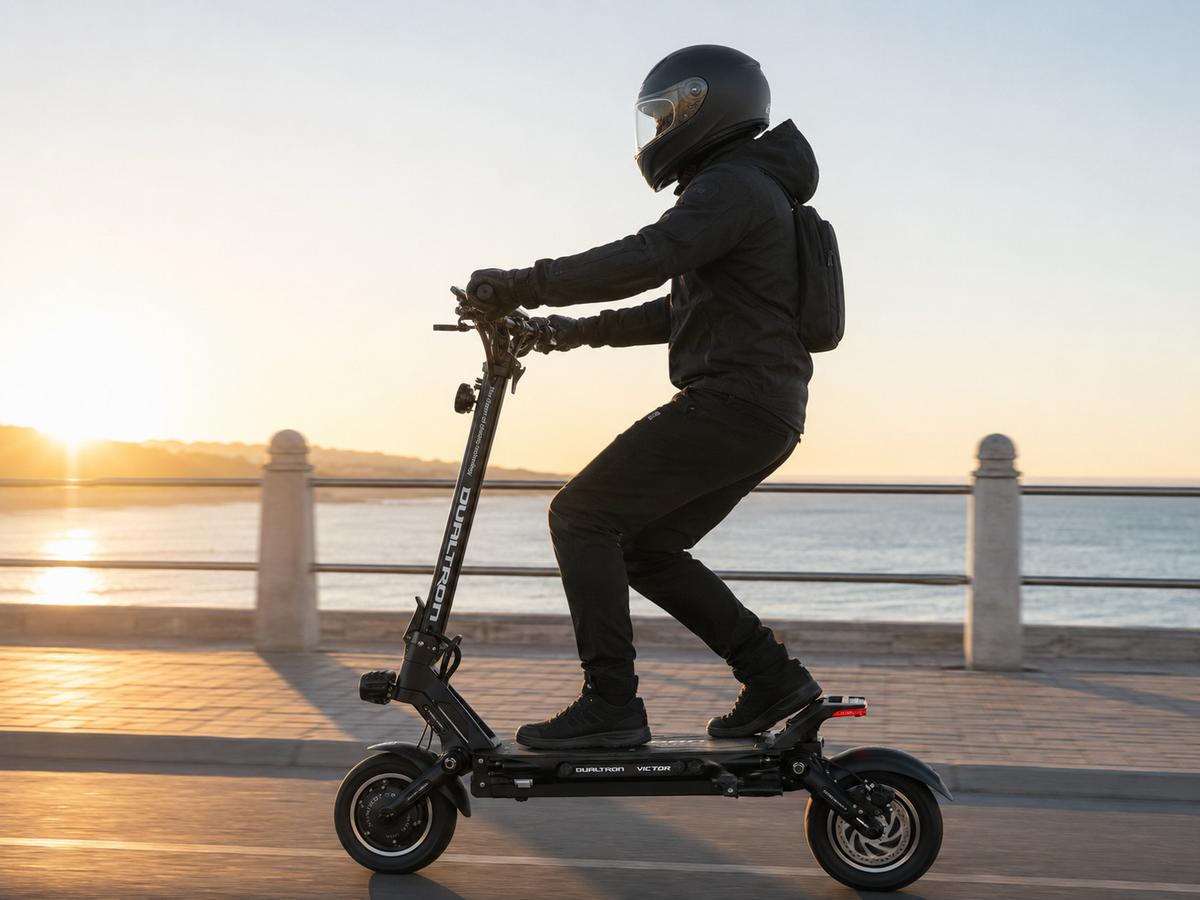 DUALTRON VICTOR LIMITED elsparkcykel med breda 10-tumsdäck för stabil körning – Wheelyshop