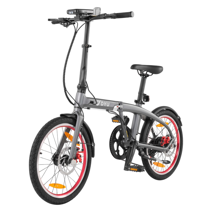 DYU SP1, bici elettrica pieghevole con batteria LG rimovibile da 24 V e 120 Wh – Wheelyshop