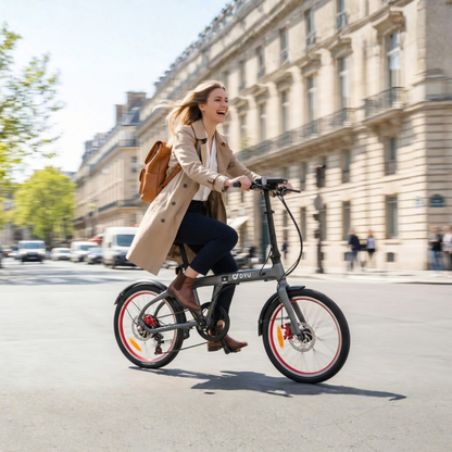 DYU SP1 vikbar elcykel med räckvidd upp till 30 km beroende på underlag – Wheelyshop
