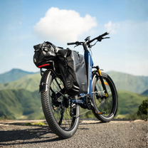Fat bike elettrica ENGWE E26 3.0 PRO vista di tre quarti su un prato