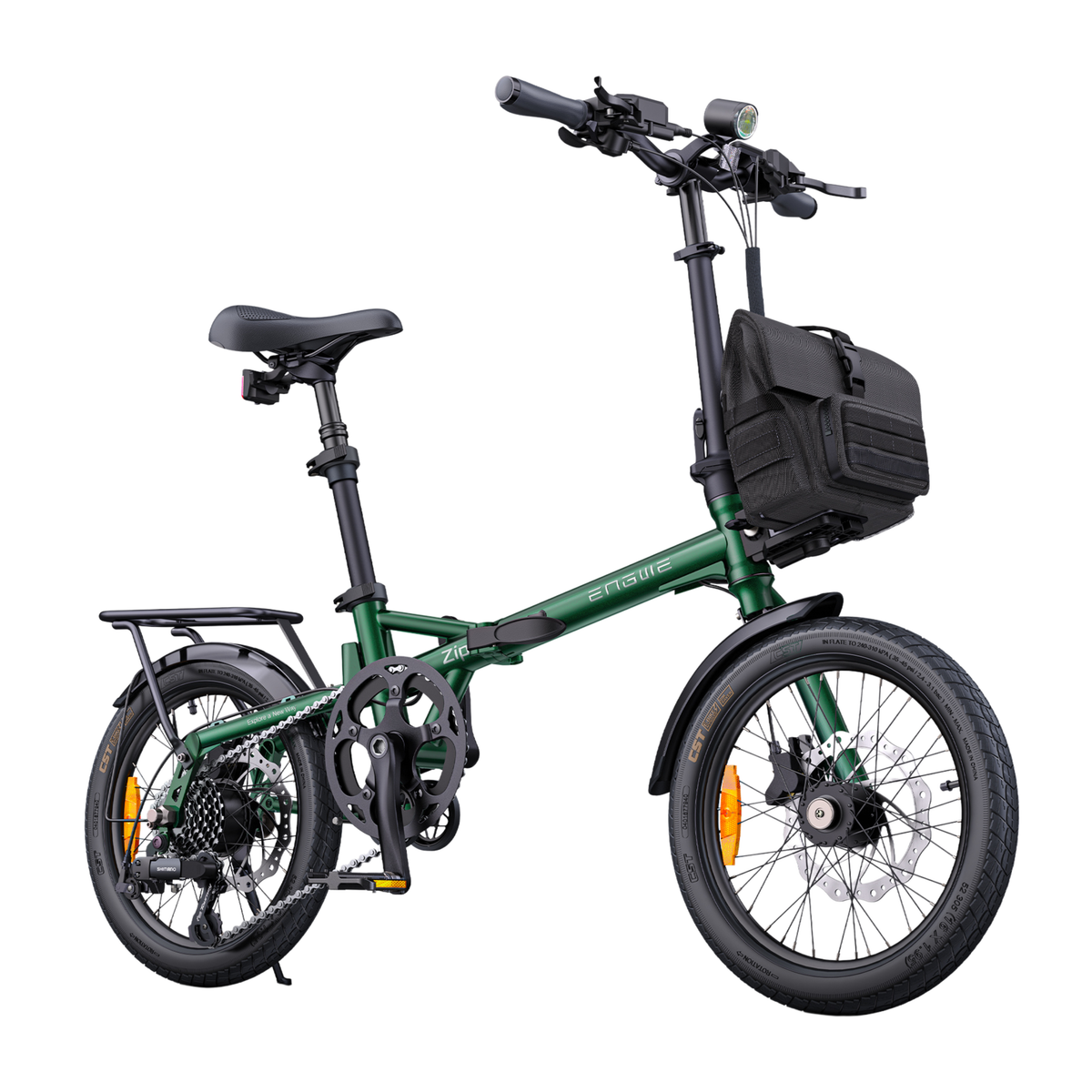 ENGWE ZIP vikbar elcykel med 16-tums pneumatiska urban-däck – Wheelyshop