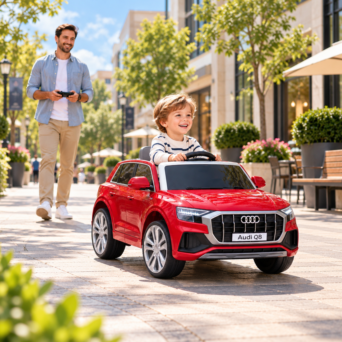 Macchina elettrica per bambini Audi Q8 - Wheelyshop