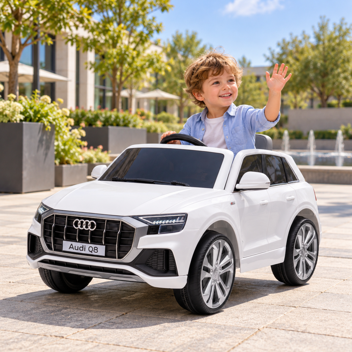 Macchina elettrica per bambini Audi Q8 - Wheelyshop