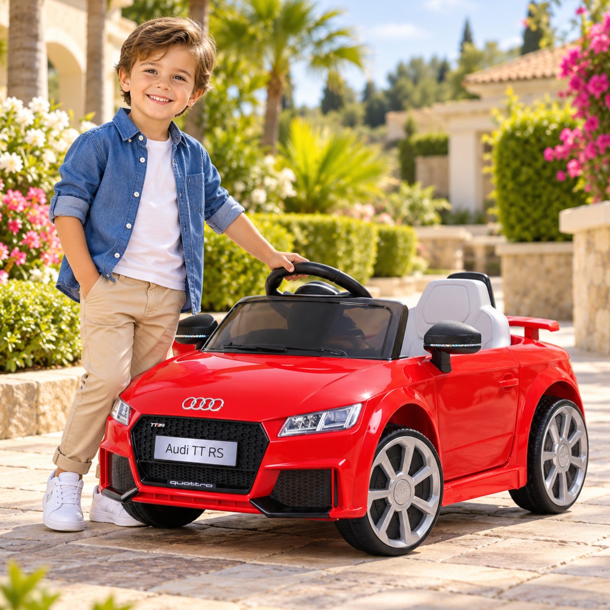 Macchina elettrica per bambini Audi TT RS - Wheelyshop