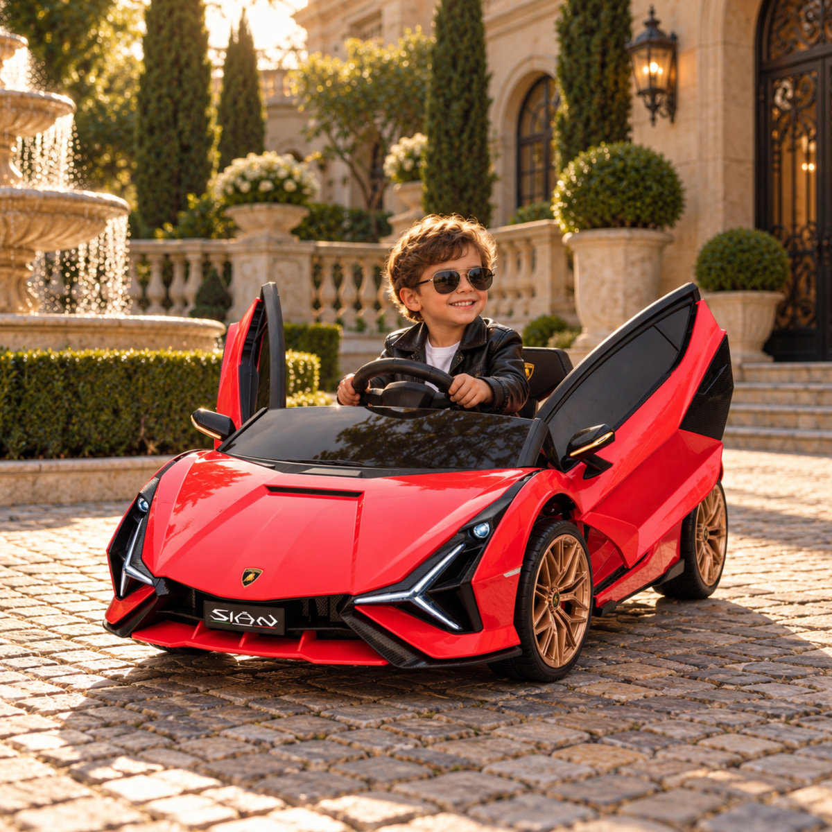 Macchina elettrica per bambini Lamborghini Sian - Wheelyshop