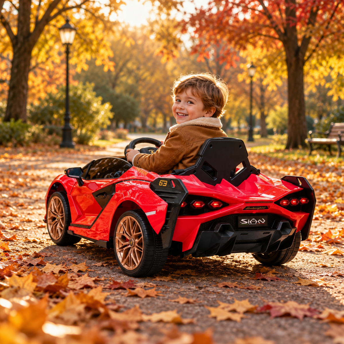 Macchina elettrica per bambini Lamborghini Sian - Wheelyshop