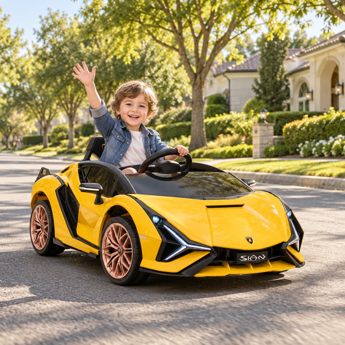 Macchina elettrica per bambini Lamborghini Sian - Wheelyshop