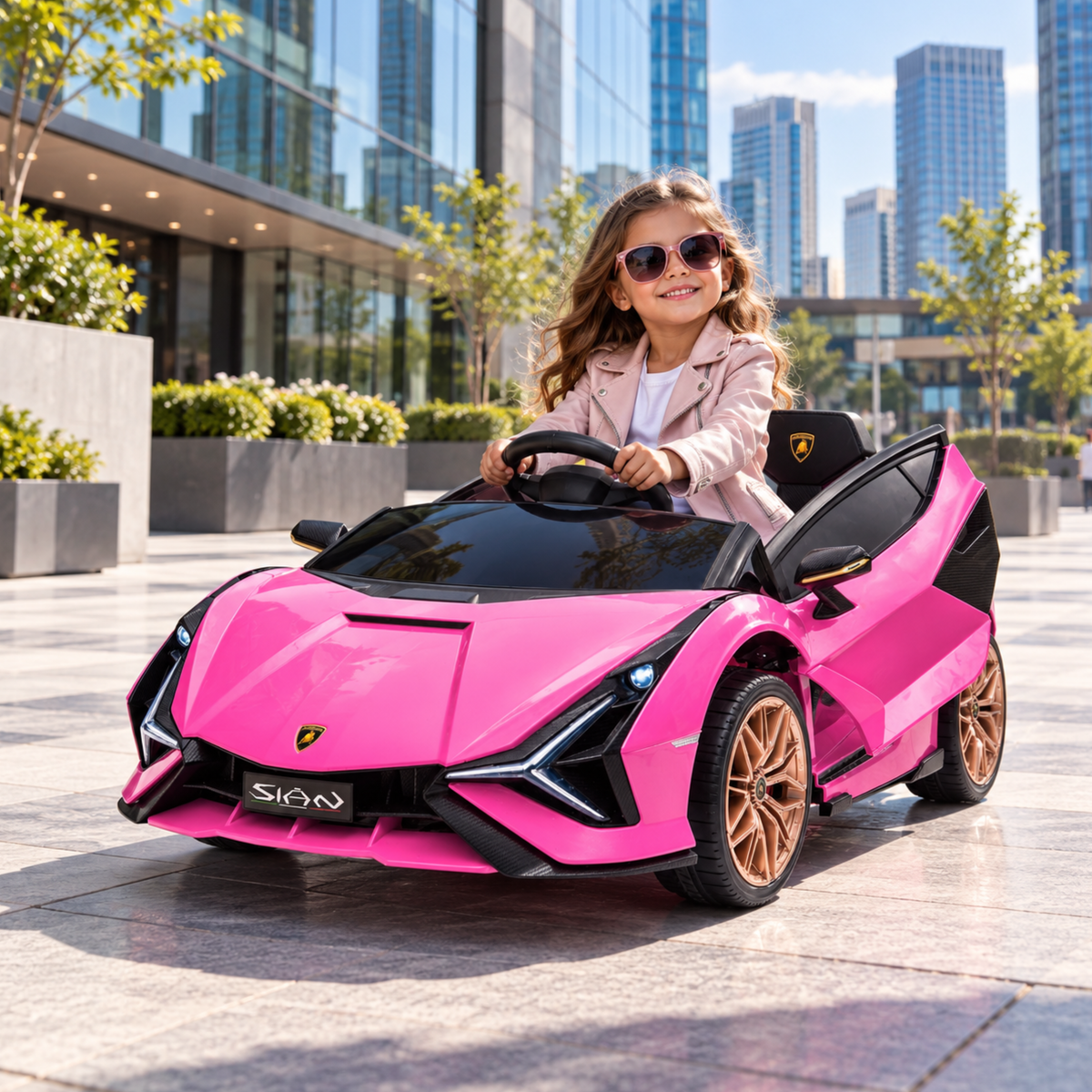 Macchina elettrica per bambini Lamborghini Sian - Wheelyshop