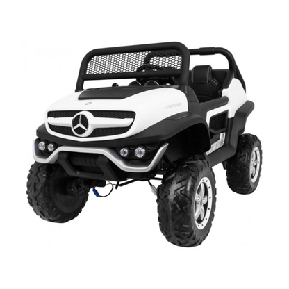 Macchina elettrica per bambini Mercedes Benz Unimog Truck con pneumatici antiforatura – Wheelyshop