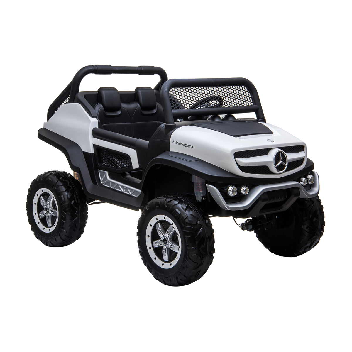 Macchina elettrica per bambini Mercedes Benz Unimog Truck con un peso di 23,3 kg – Wheelyshop