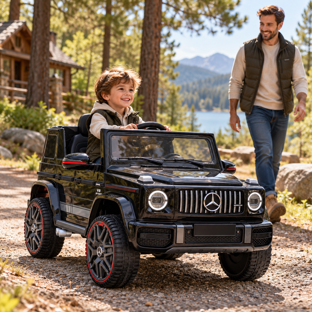 Macchina elettrica per bambini Mercedes G63 AMG - Wheelyshop