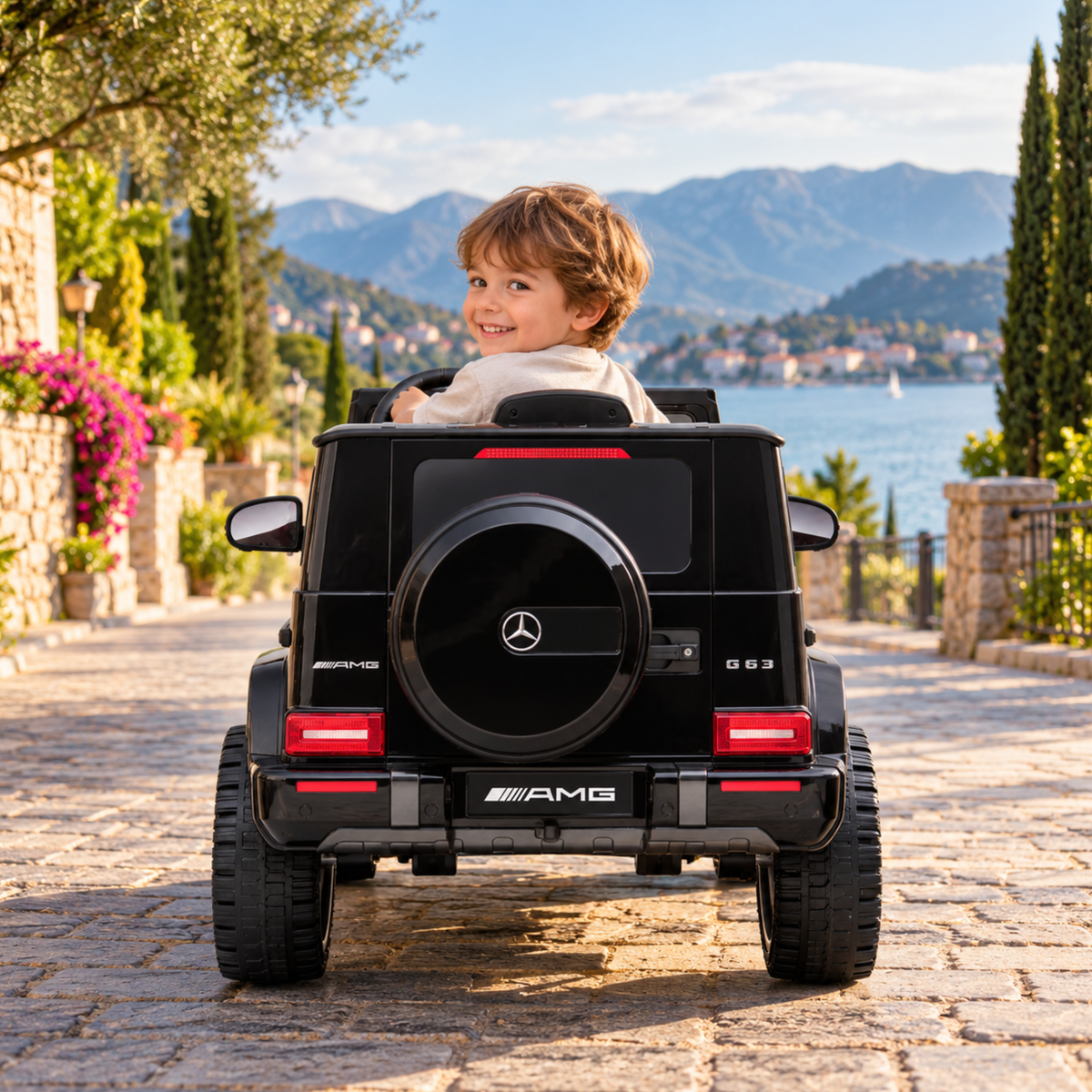 Macchina elettrica per bambini Mercedes G63 AMG - Wheelyshop