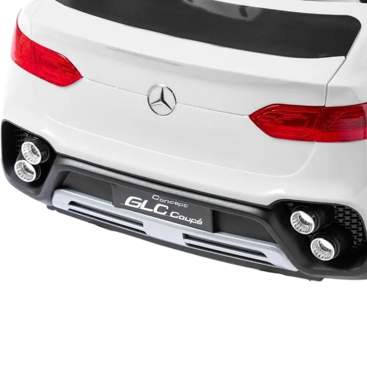 Auto elettrica per bambini Mercedes GLC Coupé vista da dietro