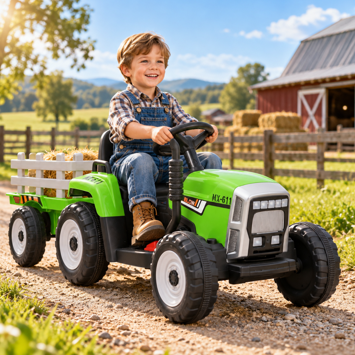 Trattore elettrico per bambini ELJET Tractor Lite - Wheelyshop