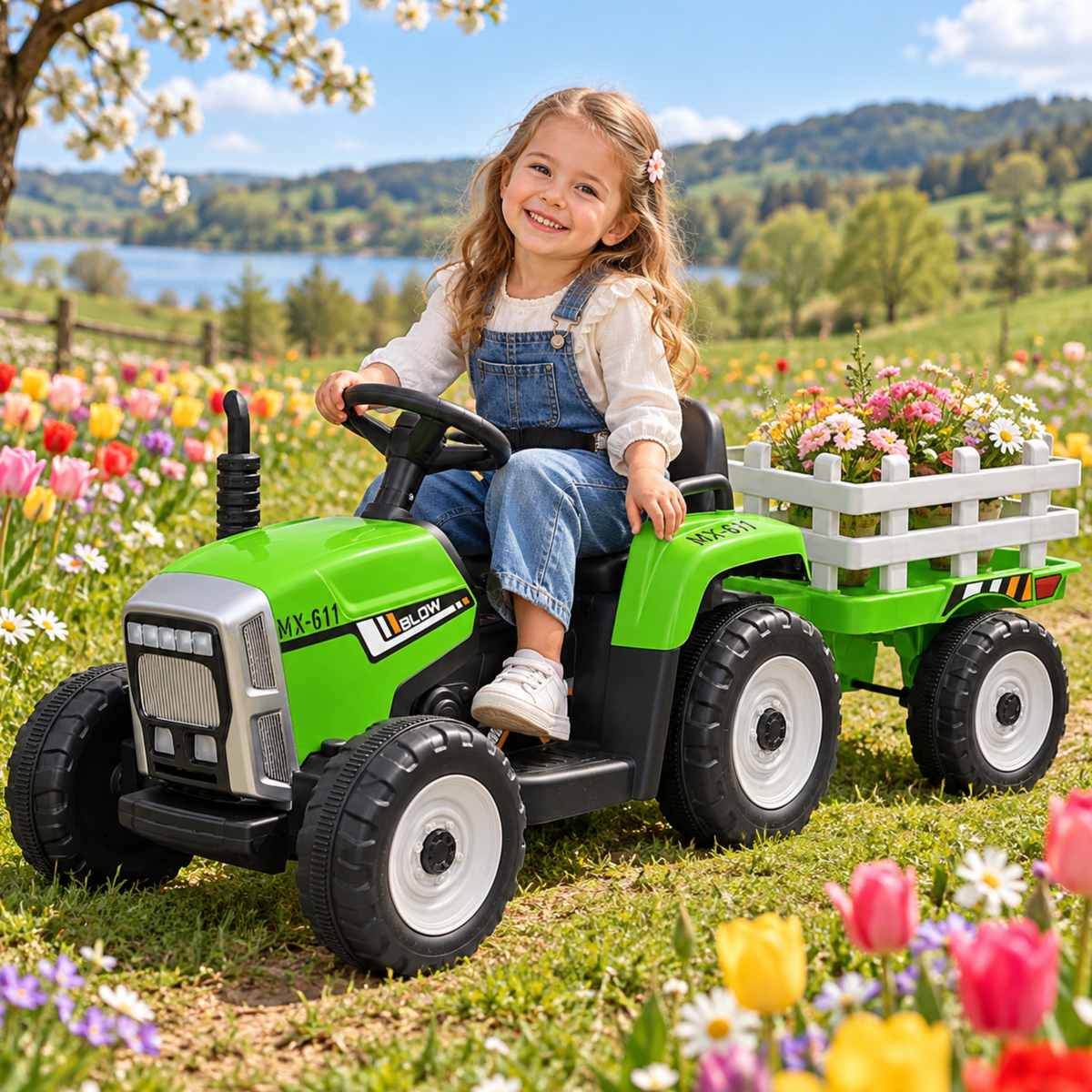 Trattore elettrico per bambini ELJET Tractor Lite - Wheelyshop