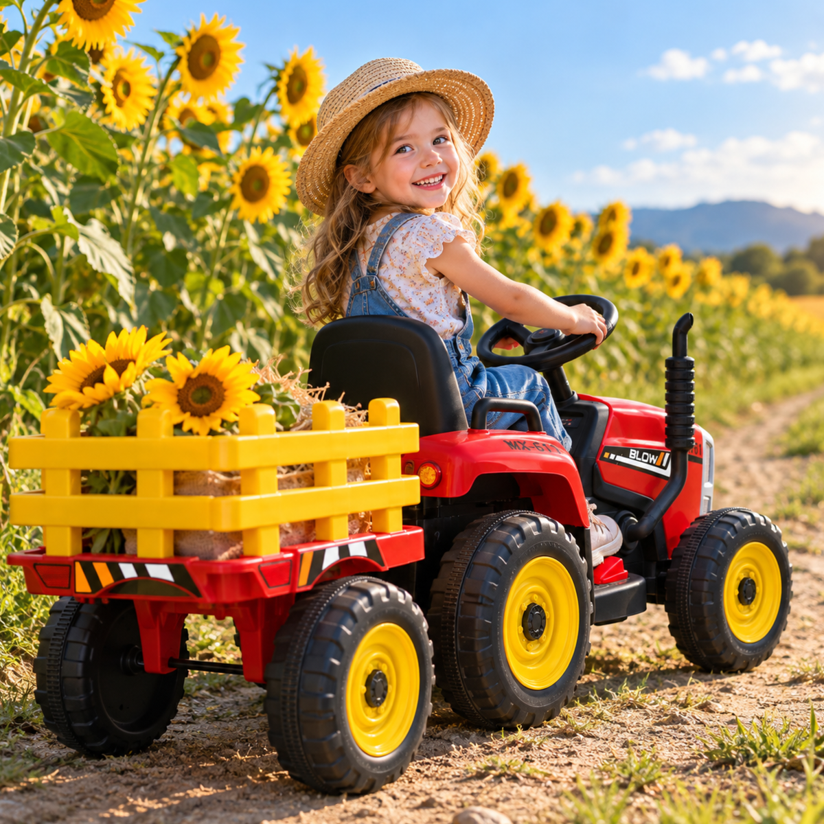 Trattore elettrico per bambini ELJET Tractor Lite - Wheelyshop