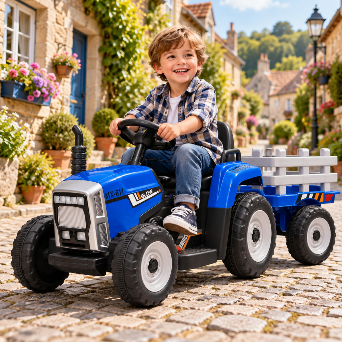 Trattore elettrico per bambini ELJET Tractor Lite - Wheelyshop