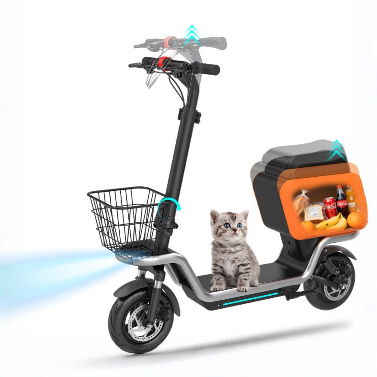 Infografica con testo del monopattino elettrico HX S20