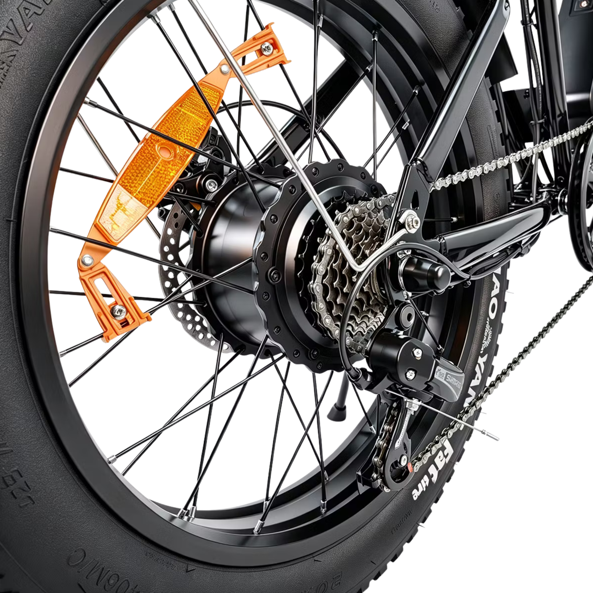 LOOKROAD L20 MIN elcykel med upprätt sittposition och lång sadel – Wheelyshop