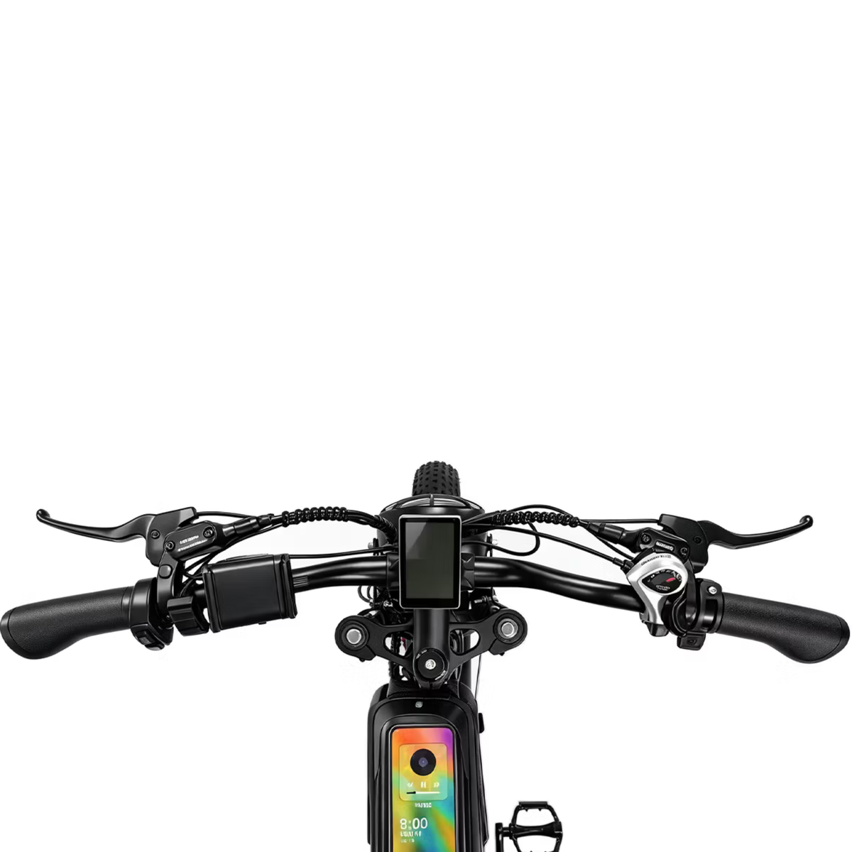 Manubrio della LOOKROAD L20 con display e comandi