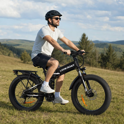 LOOKROAD L26 elcykel med fjädring fram och bak – Wheelyshop