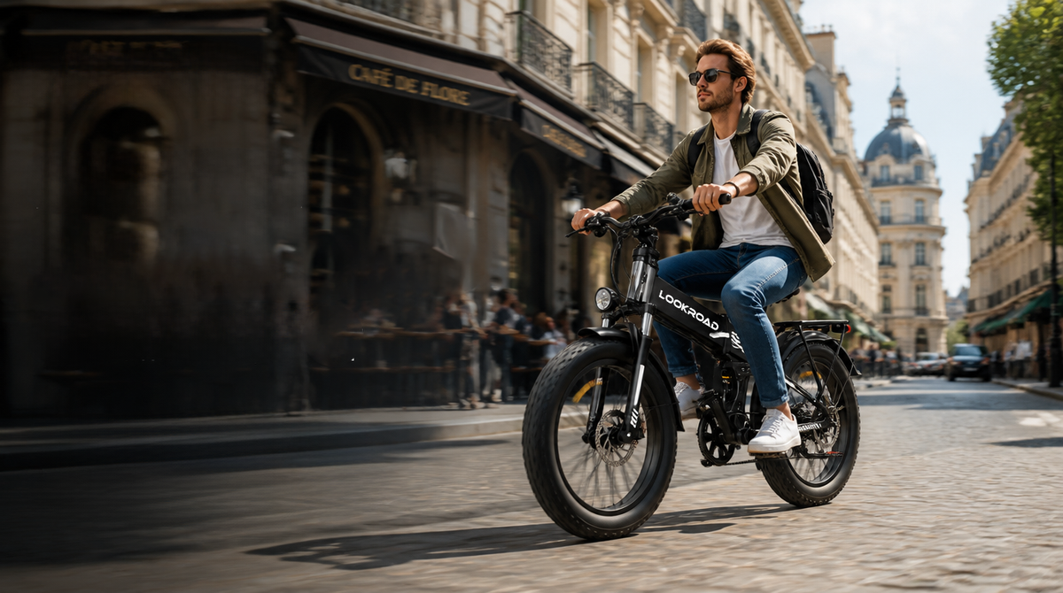LOOKROAD L26 elcykel med klättringsförmåga upp till 40° – Wheelyshop