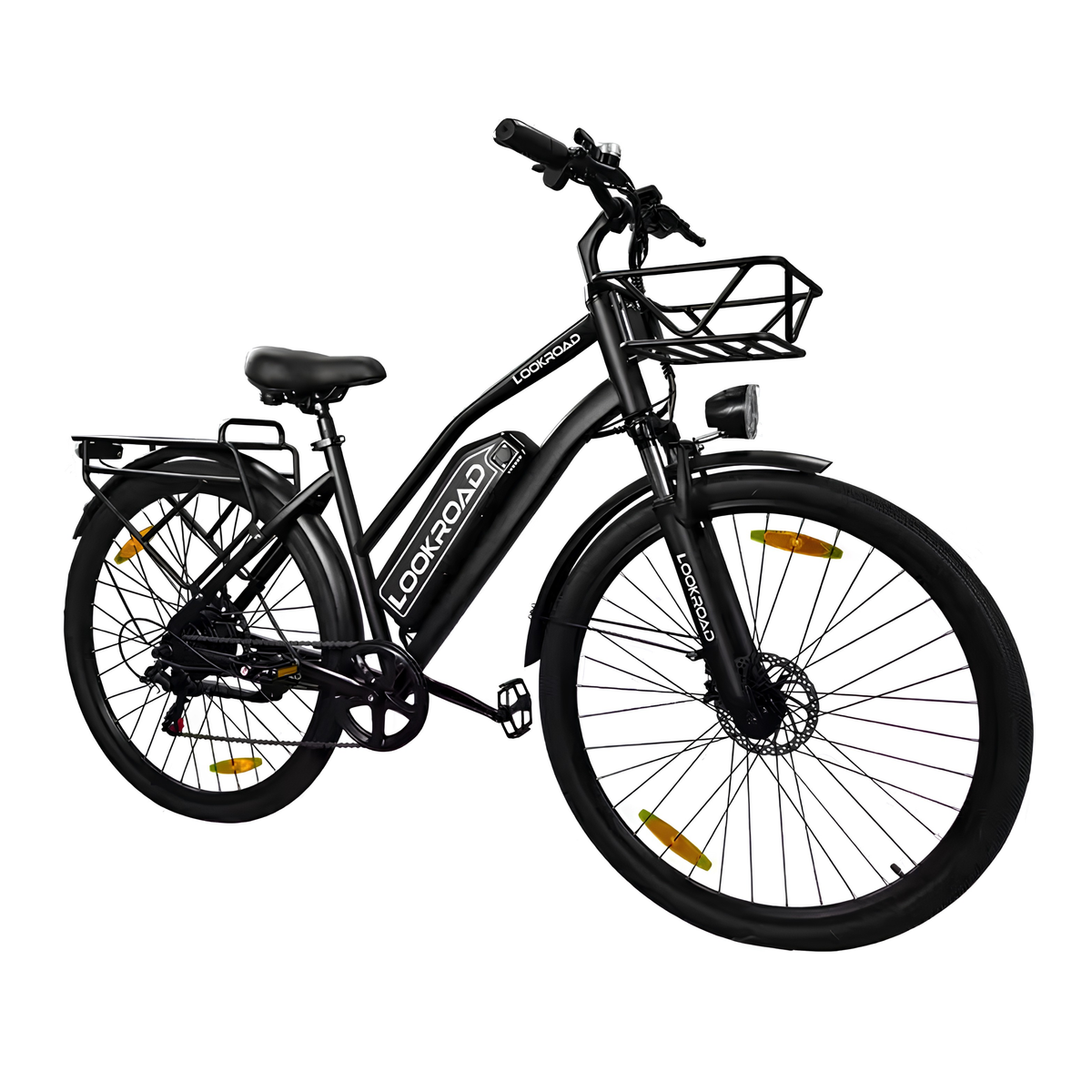 LOOKROAD L28 elcykel med fem nivåer pedalassistans – Wheelyshop