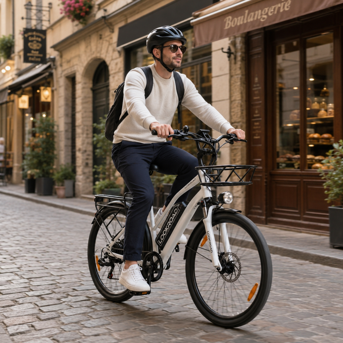 LOOKROAD L28 elcykel med fullstor stålram – Wheelyshop