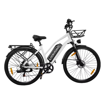 LOOKROAD L28 elcykel med färg-LCD-display och USB-port – Wheelyshop