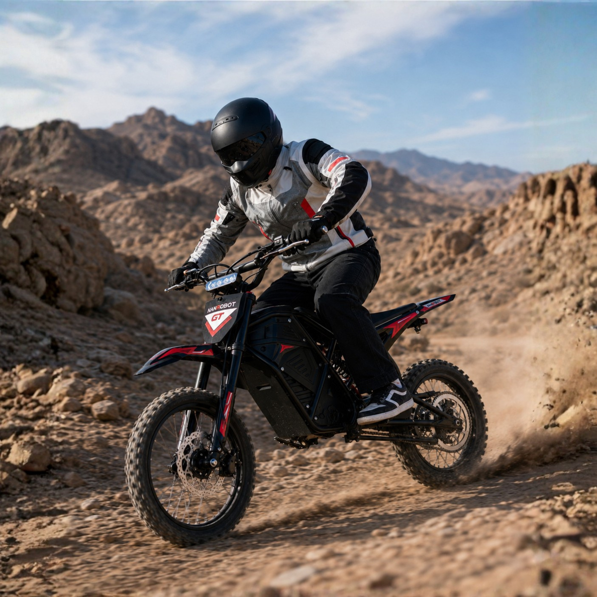 Nanrobot GTR el-cross med 2000W-motor och lång räckvidd – Wheelyshop